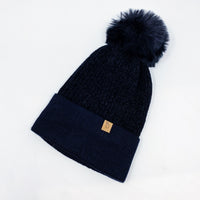 Thumbnail for Ellison & Young - Chenille Pom Beanie - 2 COLORS -