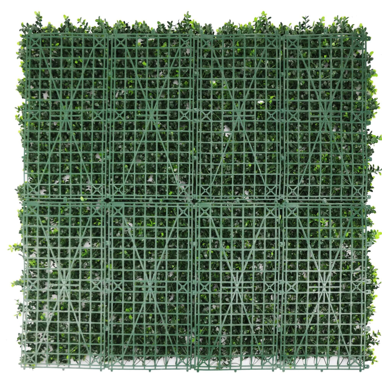 White Flowering Artificial Boxwood Wall 40" X 40" 11SQ FT -