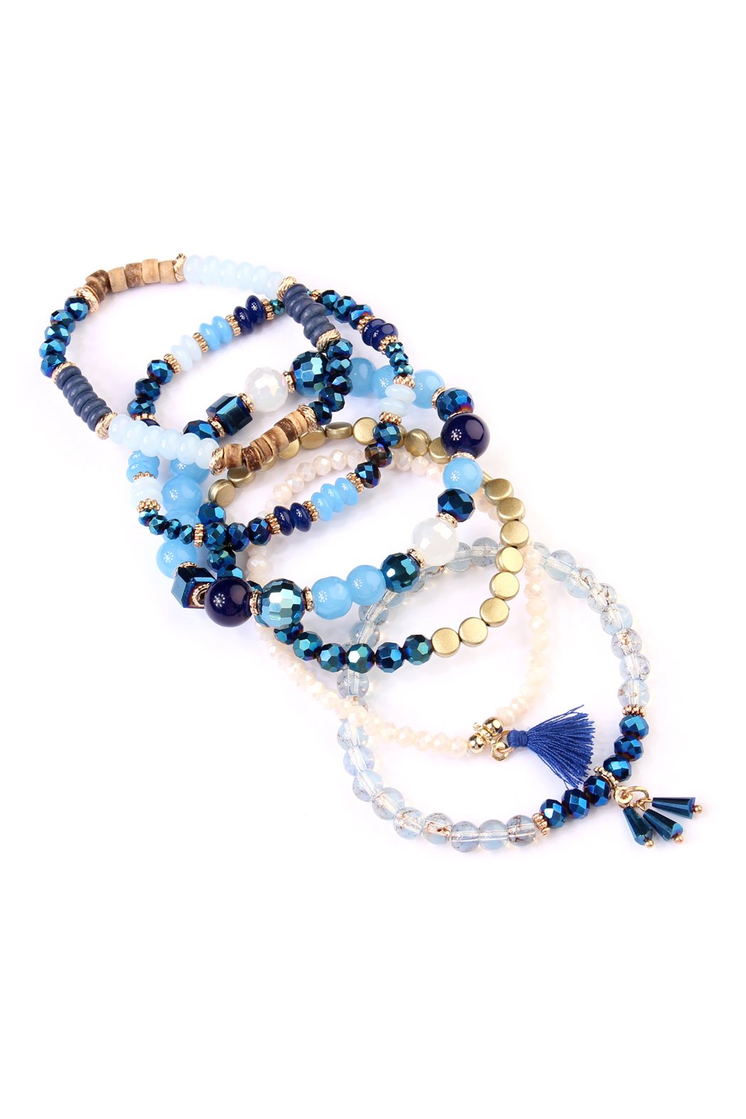 Beads Stack Bracelet - 5 COLORS