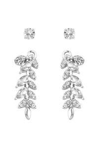 Thumbnail for Riah Fashion - Crawler Dangle Branch Earrings - 2 finishes -