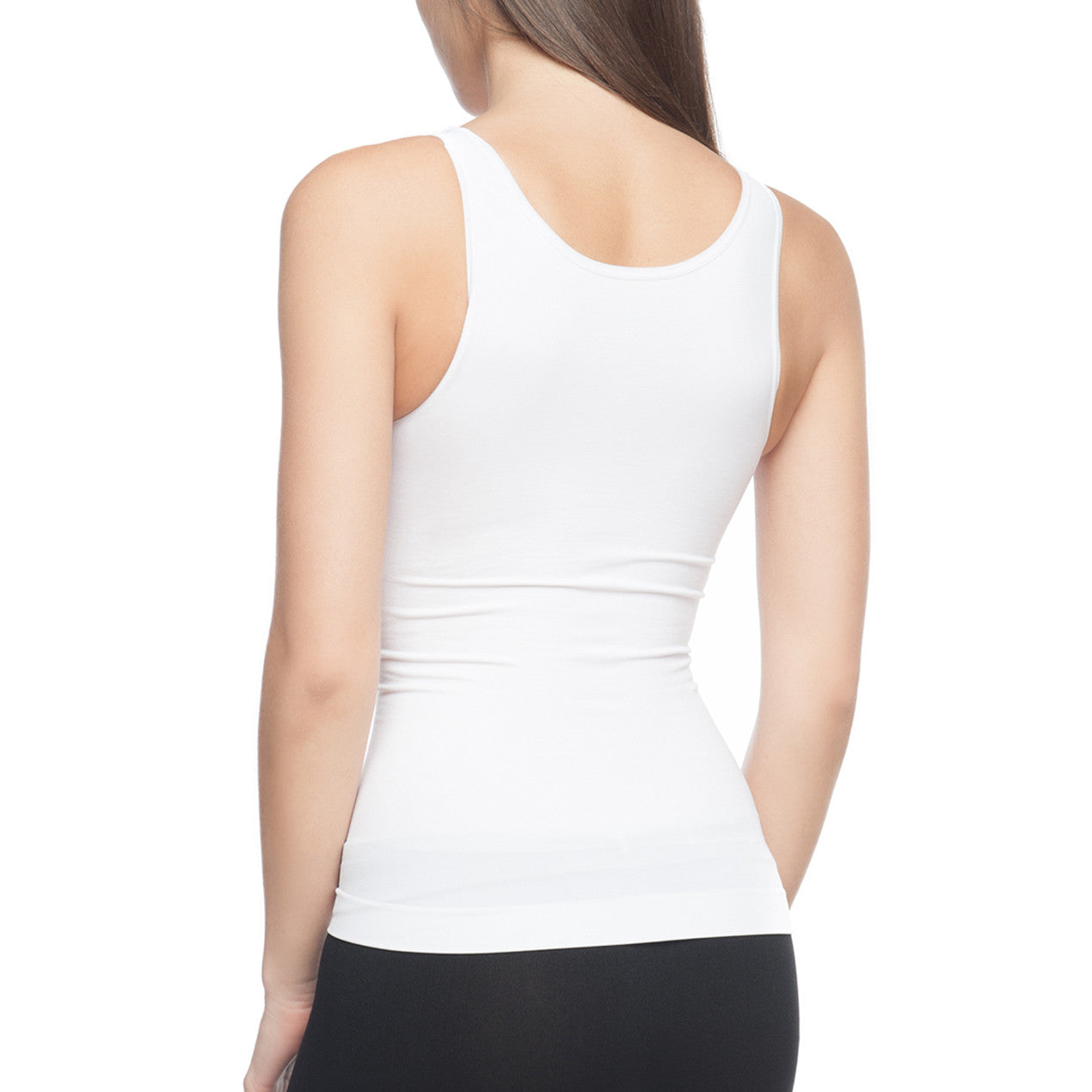 Seamless Shaping Tank Top White -