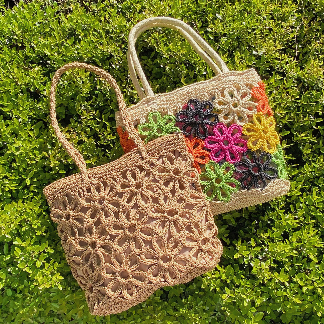 Ellison & Young - Hand Made Flower Power Tote - 1 COLOR -