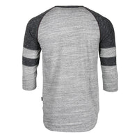 Thumbnail for Men's 3/4 Sleeve Baseball Football College Raglan Henley Athletic T-Shirt - 1 COLOR