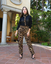 Thumbnail for Savoy - Cielo Leopard Print Pant - 1 COLOR -