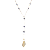 Thumbnail for Alicia Marilyn - Y-Shaped Iolite Necklace -