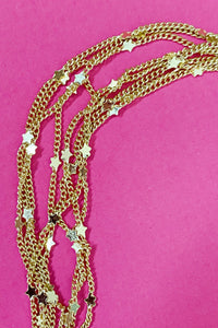 Thumbnail for Show Me the Ways Necklace, Gold finish -