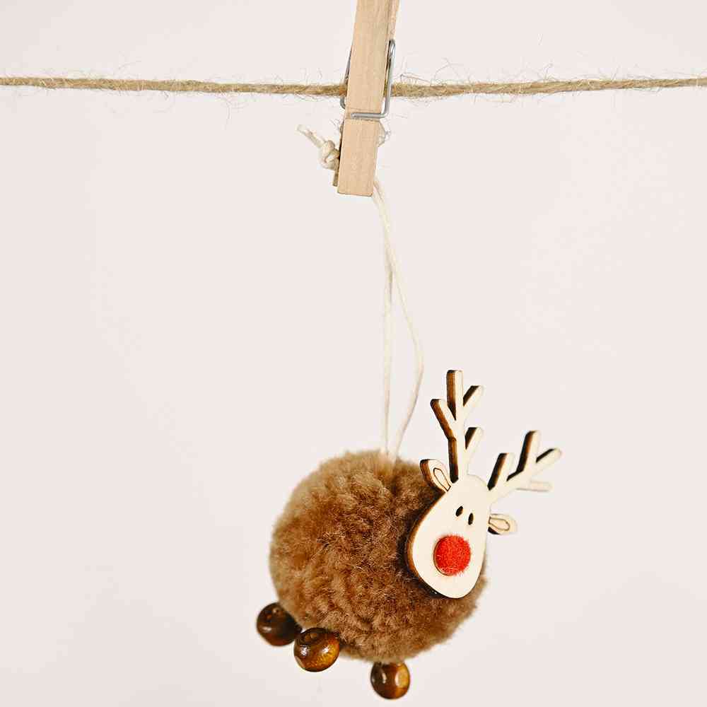 4-Piece Reindeer Hanging Ornaments - [5-10 DAY DELIVERY] - T - 4 PCS. -