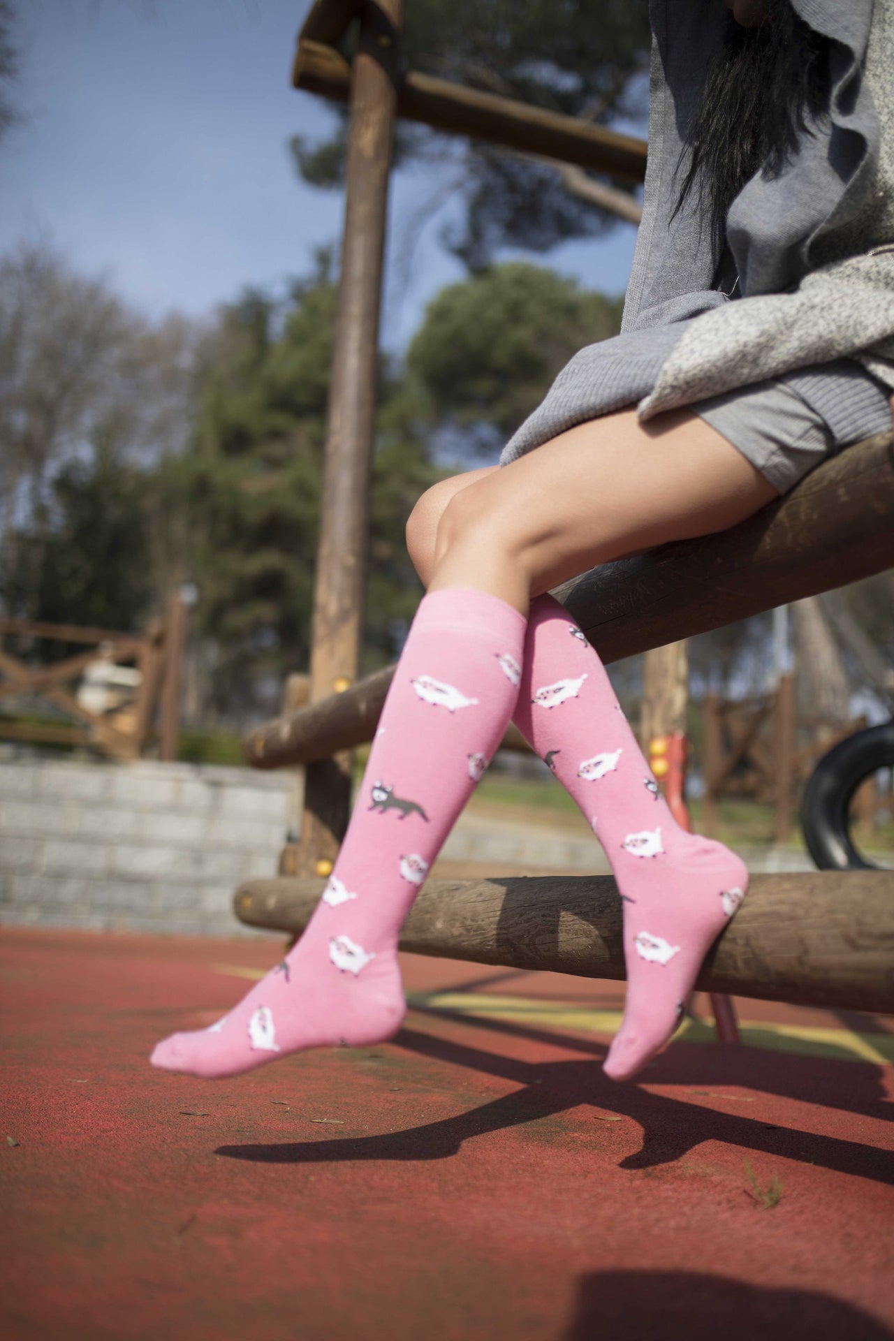 Women's Cute Animals Knee High Socks Set - 5 PACK -