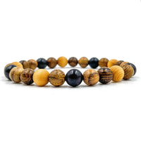 Thumbnail for Union - All Mixed Up Brown Wood Mala Beaded Bracelet -