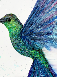 Thumbnail for Hummingbird in Flight : Greeting Card - 5