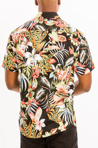 Thumbnail for WEIV - Digital Print Hawaiian Short Sleeve Shirt -