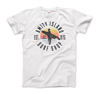 Thumbnail for Amity Island Surf Shop, Jaws T-Shirt - 7 COLORS -