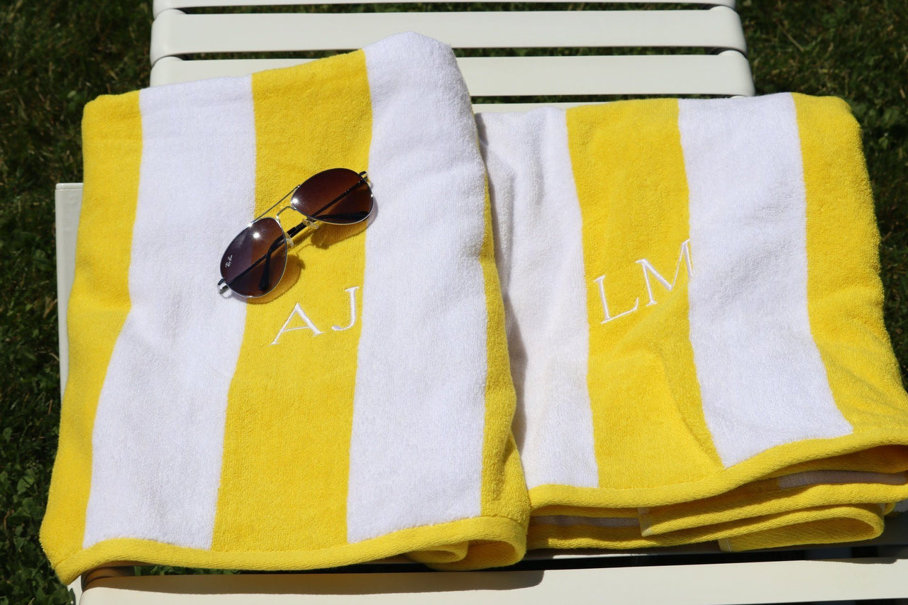 Luxorlinens - Anatalya Classic Resort Beach Towel - 1 OR 2PC SETS - 10 COLORS -