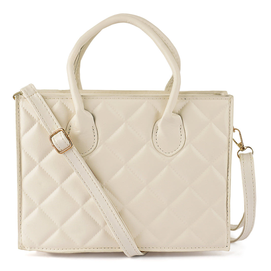 London Rag - Quilted Structure Hand Bag - 3 COLORS -