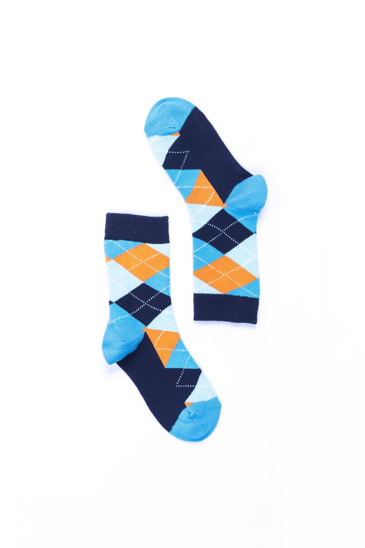 Women's Vibrant Sky Argyle Socks - 1 COLOR -