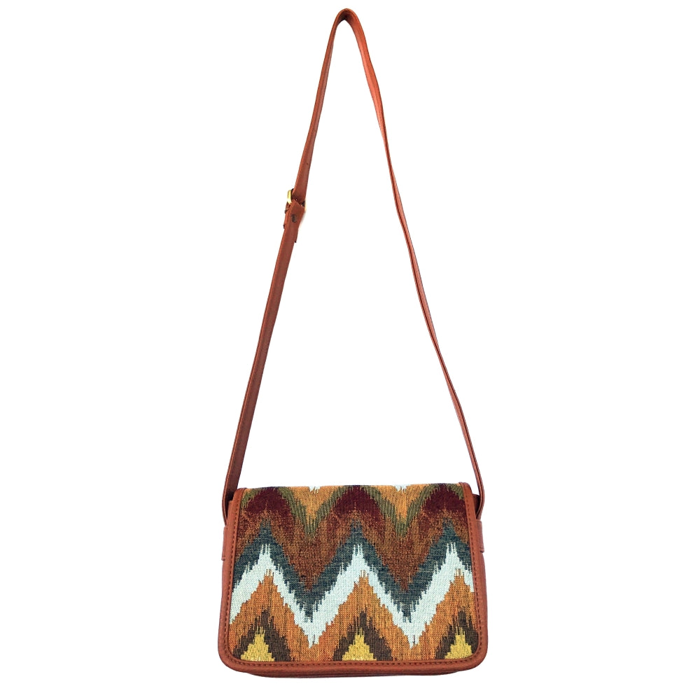 Jungle Chevron 10" Messenger Bag - 1 COLOR -