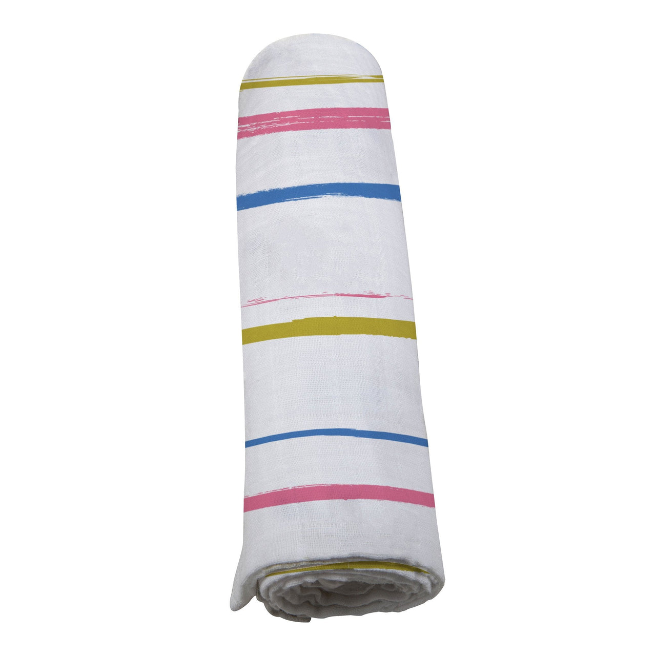 Newcastle - Watercolor Stripe Cotton Muslin Swaddle -