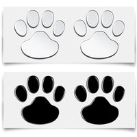 Thumbnail for 1 pair/Set 3D Stickers Paw - Bear Foot Prints Footprint Decal Car Stickers - [29 DAY DELIVERY] - 4 COLORS -