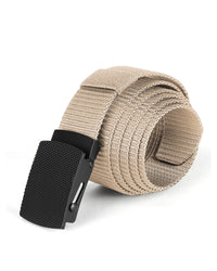 Thumbnail for Mens Adjustable Nylon Strap Military Tactical Web Belt Metal Buckle - 6 COLORS -