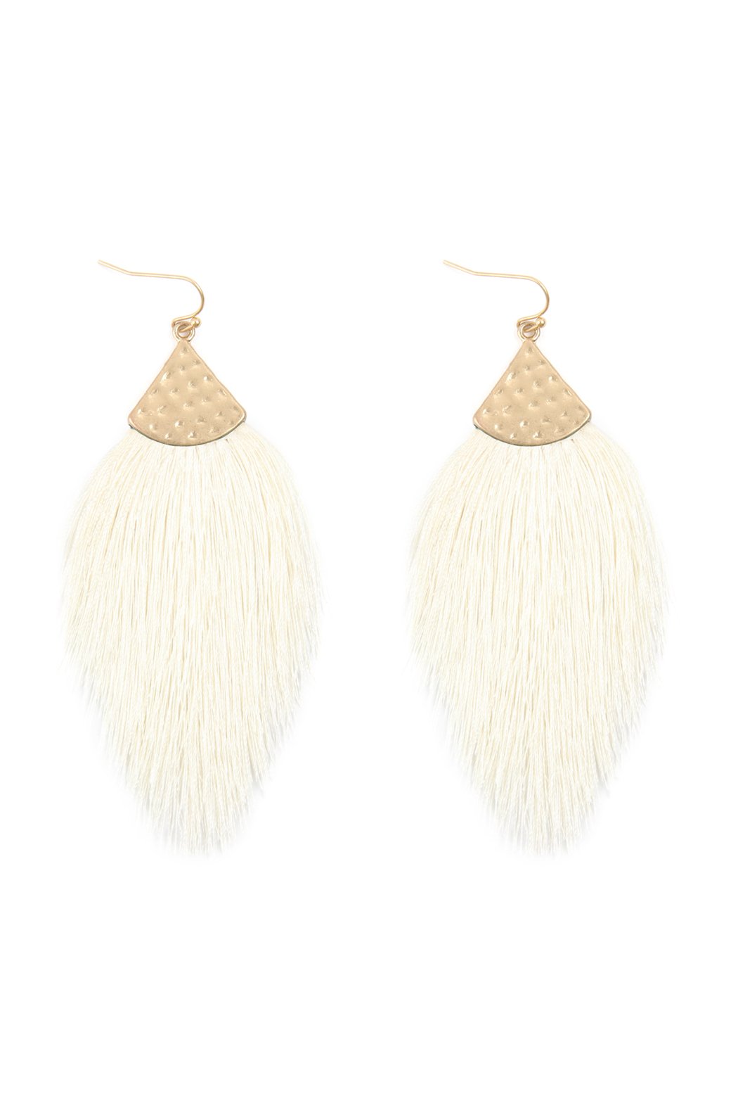 Thread Tassel Drop Earrings - 15 COLORS -