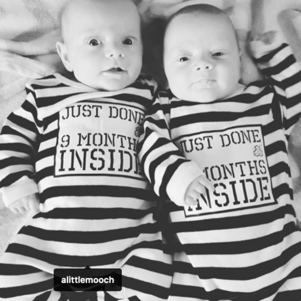 Just Done 9 Months Inside® New Born Baby Grow- Baby Shower Gift - Coming Home Outfit  by Lazy Baby® -