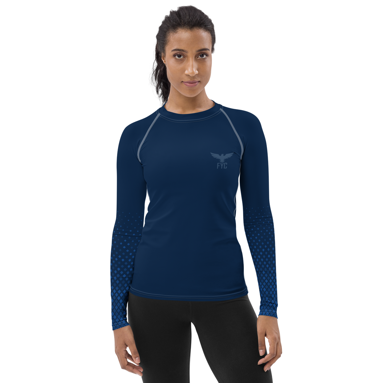 FYC - Women's Lady Ocean Performance Rash Guard UPF 40+ - 1 COLOR -