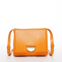 Thumbnail for Elizabeth Dark Orange Leather Saddle Bag -