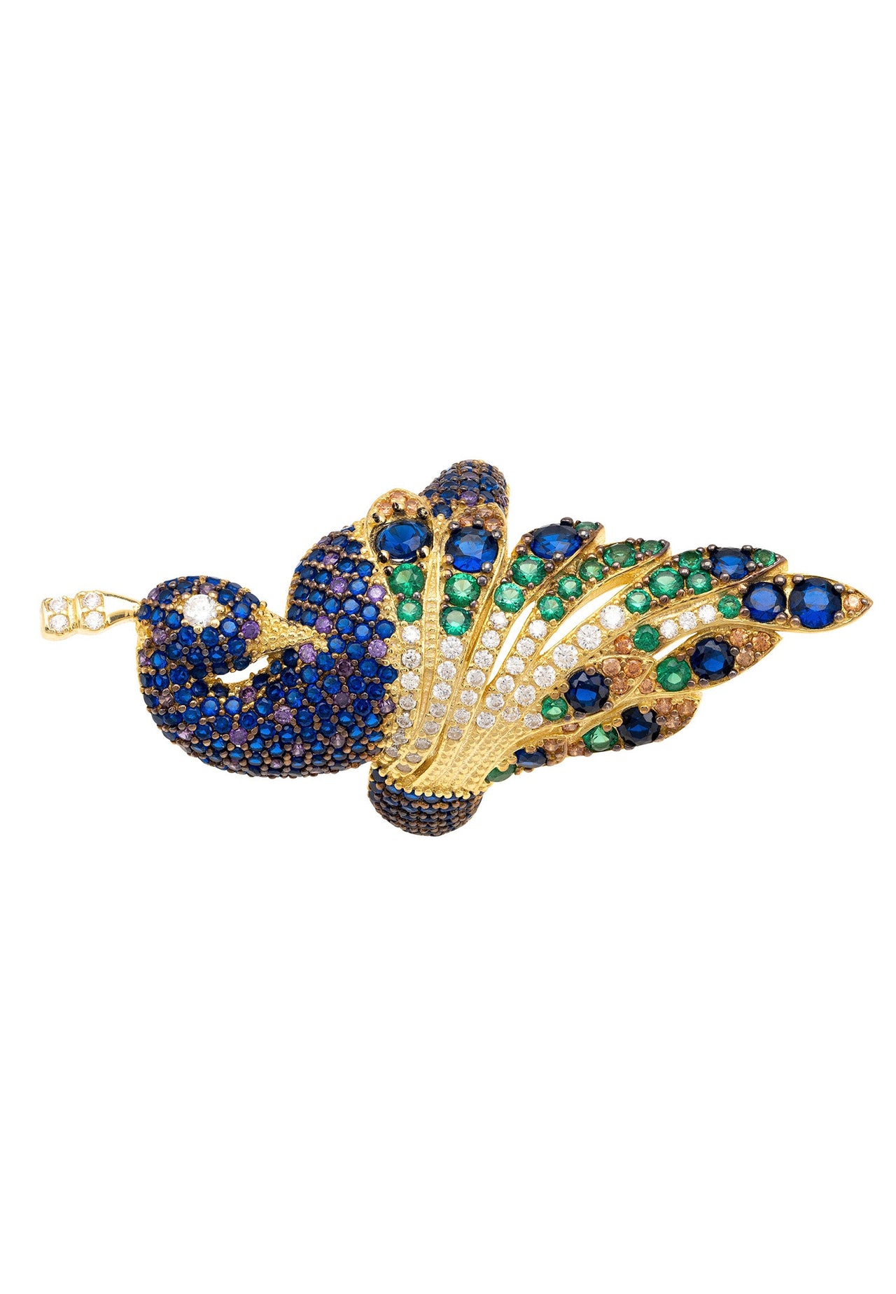 LATELITA - Peacock Cocktail Ring Gold -