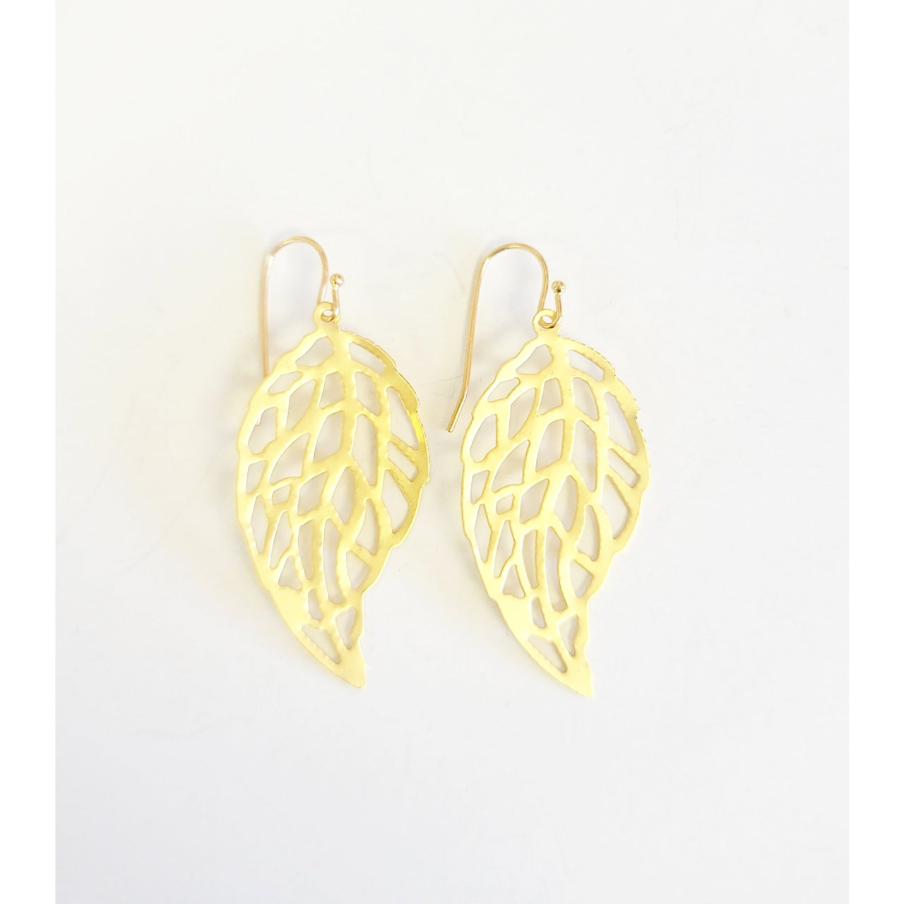 MINU - Gold Leaf Earrings -