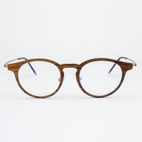 Thumbnail for Tommy Owens - Marion - Featherlight Titanium & Wood Eyeglasses - 2 WOOD COLORS -