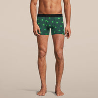 Thumbnail for Men's Weed Boxer Brief Underwear With Pouch -