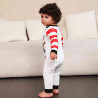 Thumbnail for BABY MERRY CHRISTMAS Graphic Round Neck Jumpsuit - T -