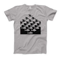 Thumbnail for MC Escher Sky and Water I Art T-Shirt - 5 COLORS -