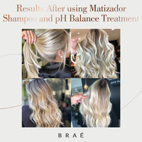 Thumbnail for BRAE - Bond Angel Matizador Blonde Balance Shampoo and pH Treatment (8.33 fl.oz) -