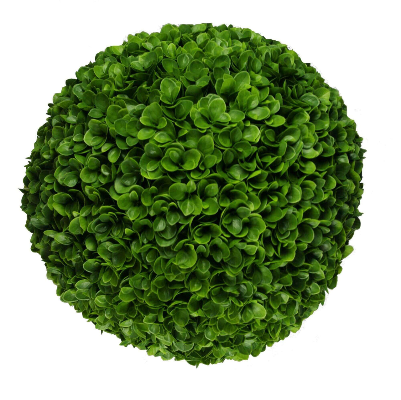 Artificial Rose Clover Topiary Ball 17" UV Resistant - SET OF 2 -