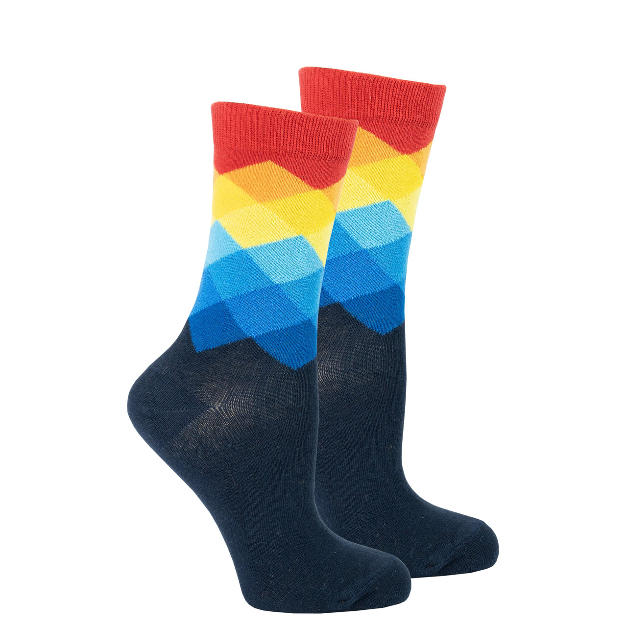 Women's Flame Sky Diamond Socks - 1 COLOR -