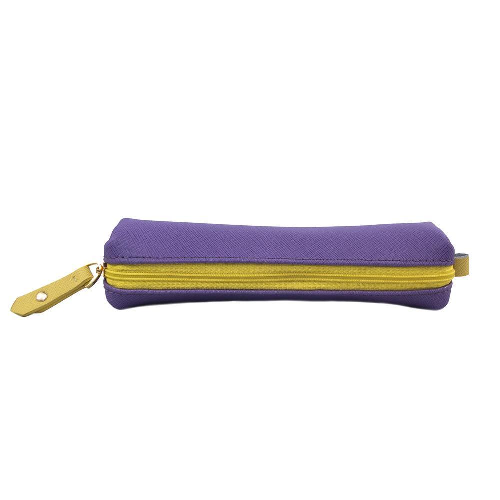 ClaudiaG - Comfy Leather Pouch - Plum - 1 COLOR -