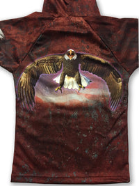 Thumbnail for Mouthman - BALD EAGLE SPIRIT Hoodie Sport Shirt - ADULT SIZES AVAILABLE! - 12 SIZES -