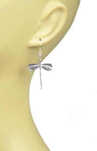 Thumbnail for Gena Myint - Dragonfly Pink Opal Earrings -