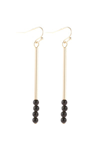 Thumbnail for Riah Fashion - Dangle Beads Hook Earrings - 6 COLORS -