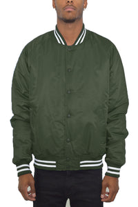 Thumbnail for Classic Varsity Windbreaker Bomber Jacket - 1 COLOR -