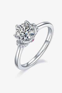 Thumbnail for 1 Carat Moissanite 925 Sterling Silver Ring