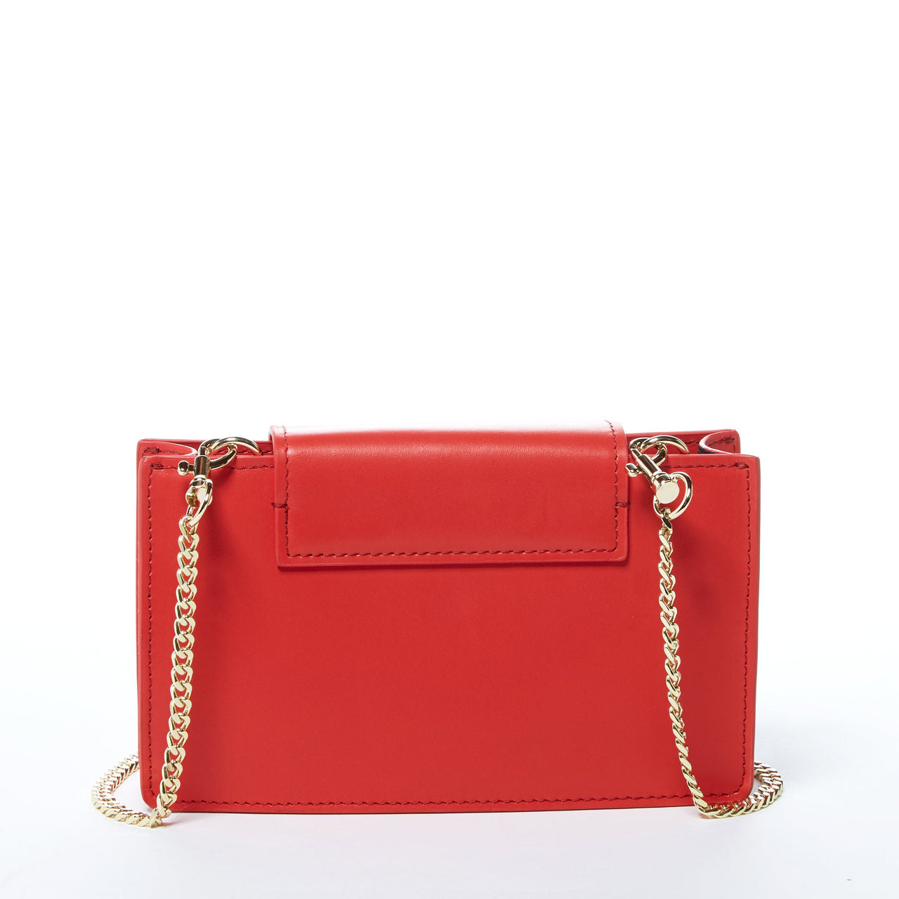 Mary Red Purse Mini Crossbody Bag Leather Wristlet -