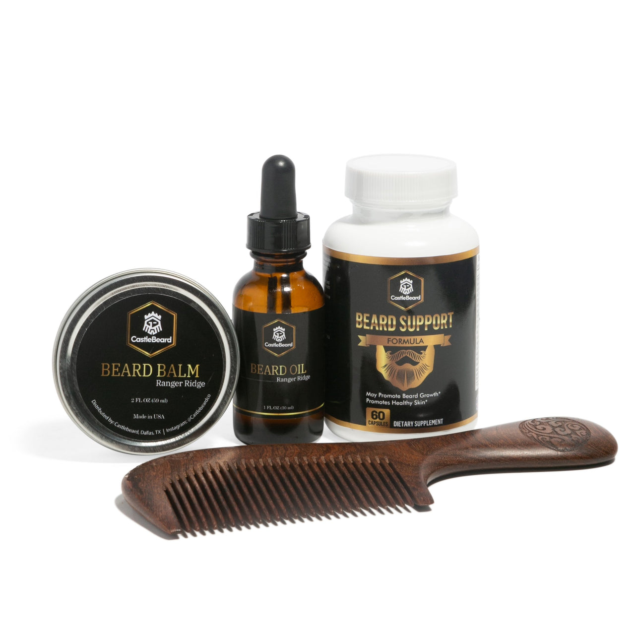 Castlebeard - Starter Beard Kit - A head start - 12 SCENTS -