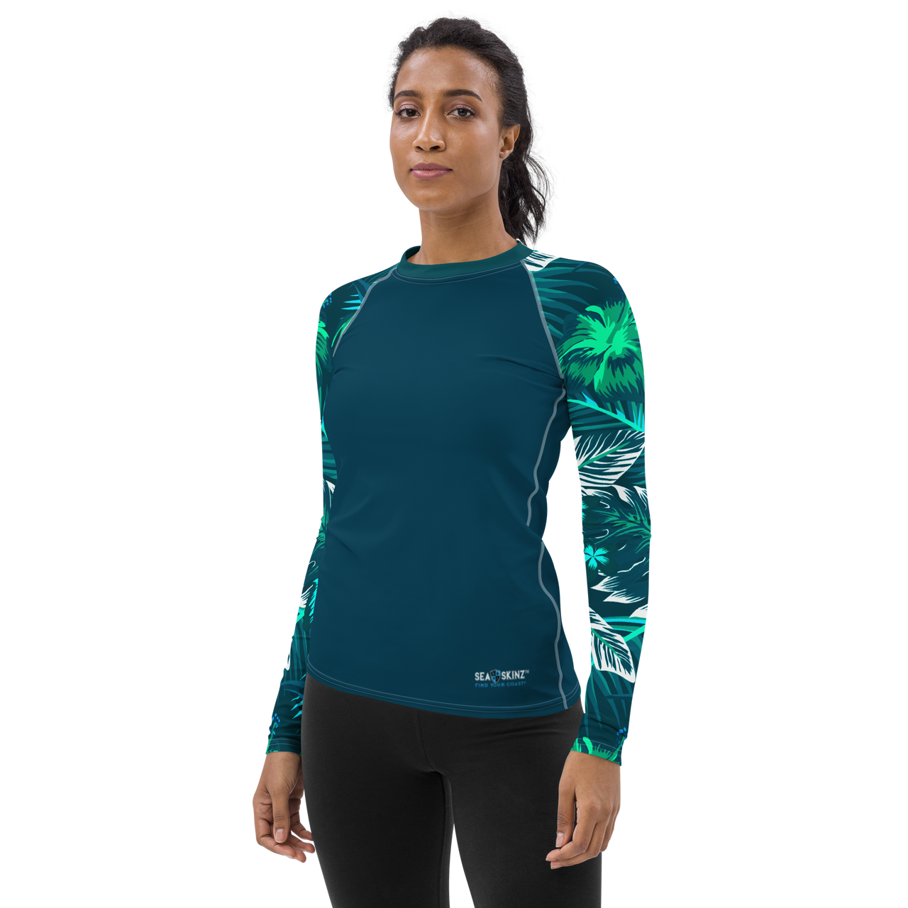 FYC - Women's Veronica Sleeve Sea Skinz Performance Rash Guard UPF 40+ - 1 COLOR -