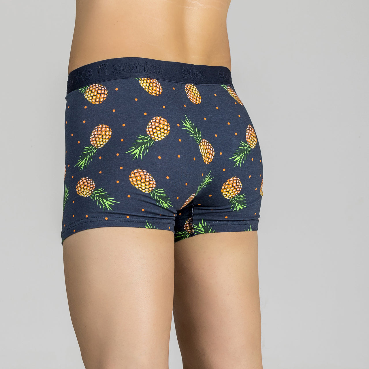 Men's Pineapple Boxer Brief - 1 COLOR -