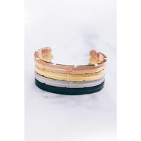 Thumbnail for Mister - Feather Cuff Bracelet - 3 SIZES - 3 FINISHES -