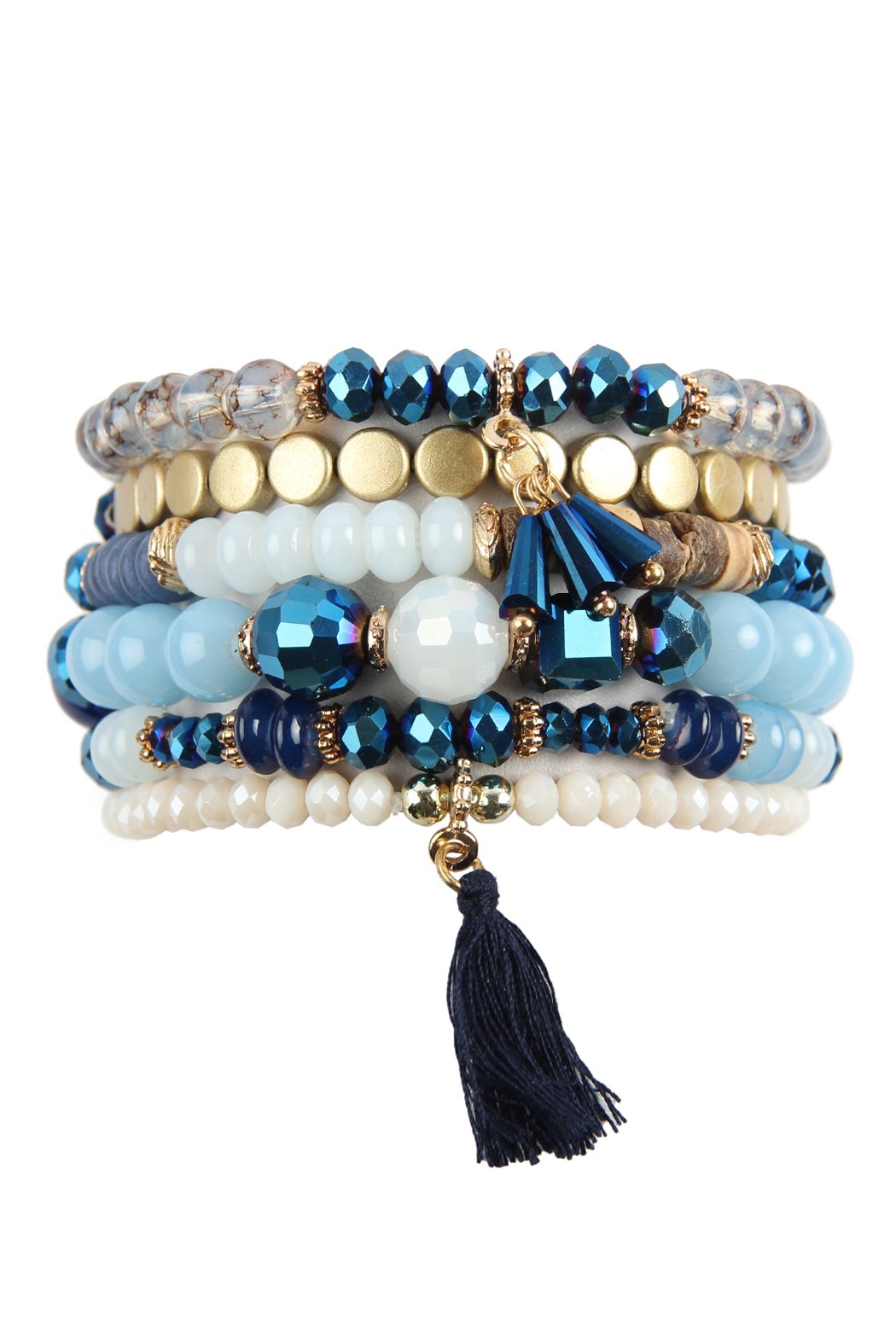 Beads Stack Bracelet - 5 COLORS