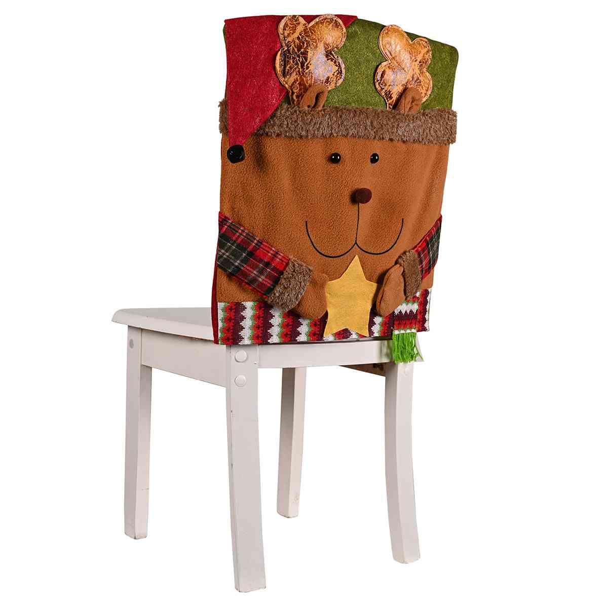 Christmas Chair Cover - 20.5" - [5-10 DAY DELIVERY] - T - 3 STYLES / TYPES -