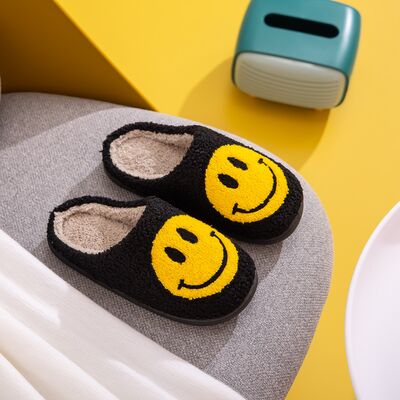 Melody Smiley Face Slippers - T - 1 COLOR -